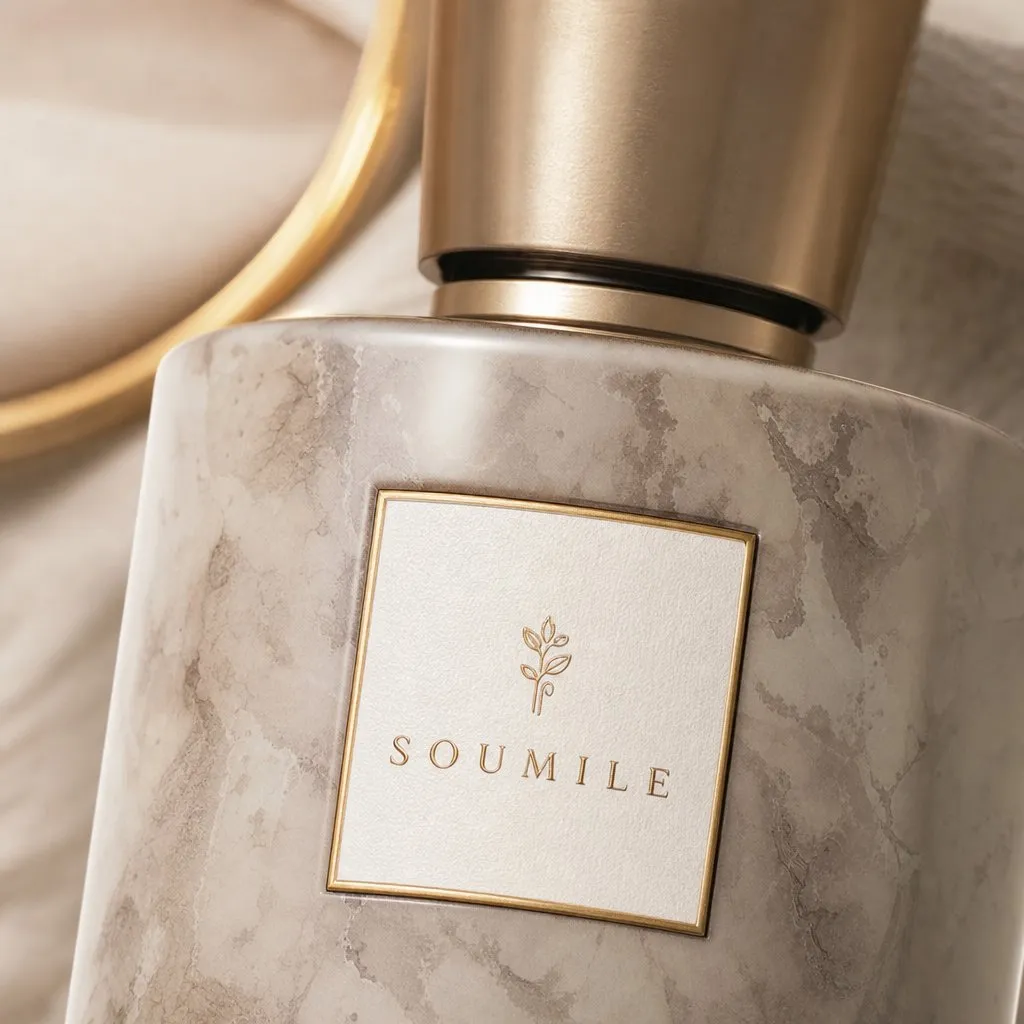 SOUMILE Twilight Pleasant Series (400ml, Magnetic Mount) — close-up of material and label detail