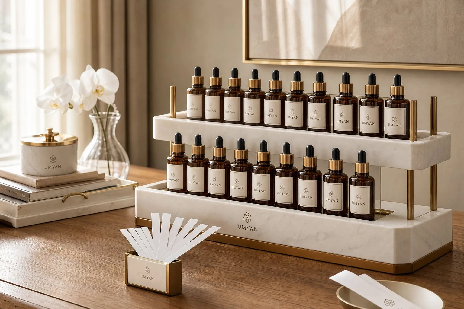 Fragrance development — UMYAN hotel amenities factory capability