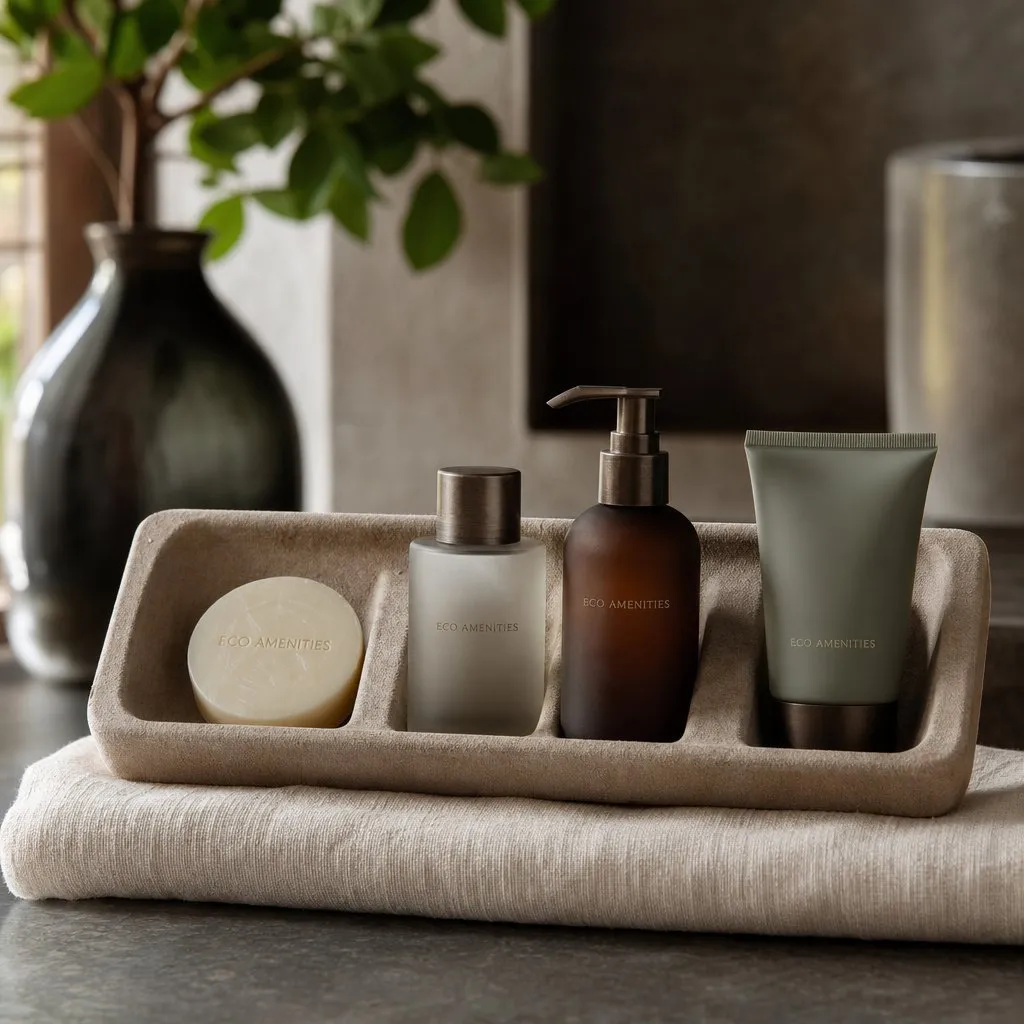 Eco / Biodegradable export packaging by UMYAN — hotel amenities factory in Yangzhou, China