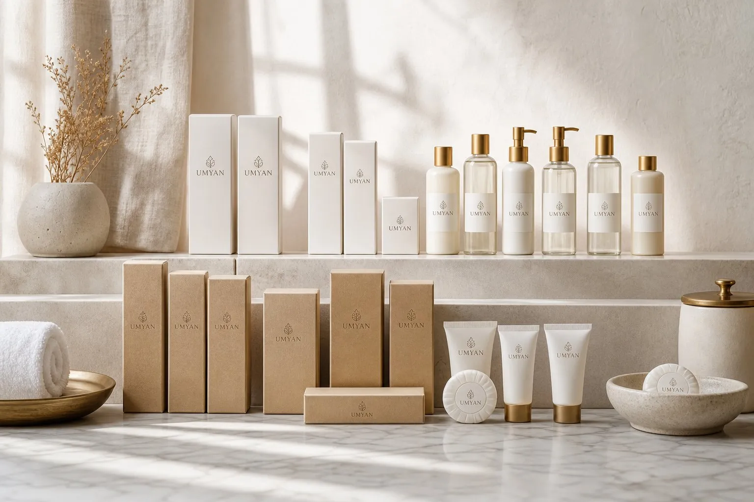 Packaging engineering — UMYAN hotel amenities factory capability