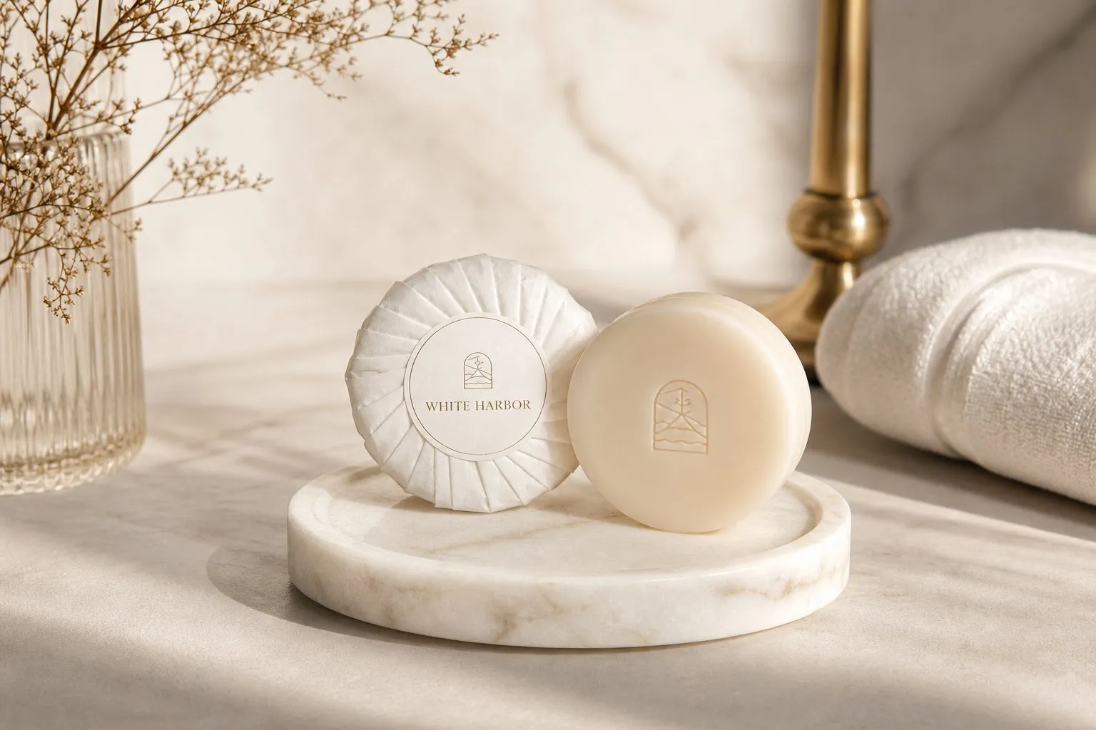 Pleated Hotel Guest Soap — hotel amenities by UMYAN