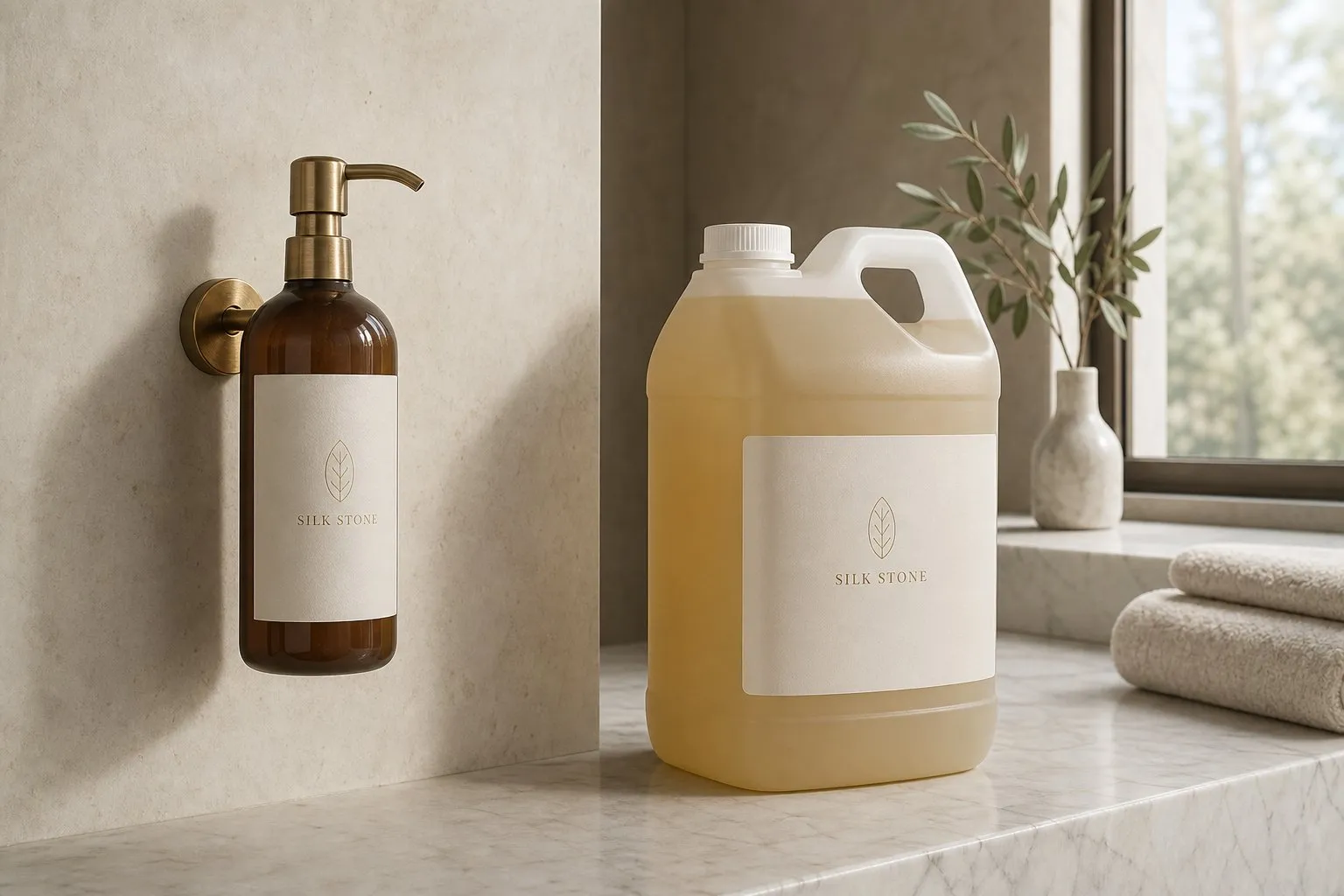 Refillable Bulk System — biodegradable hotel amenities by UMYAN