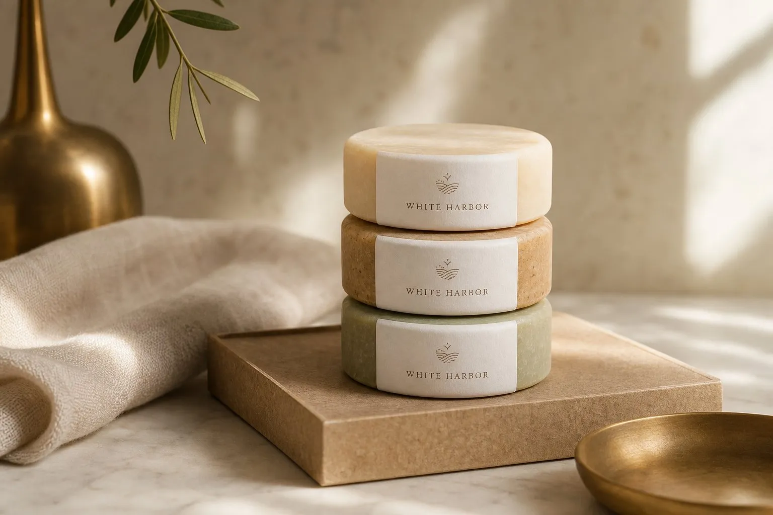 Solid Shampoo Bars — biodegradable hotel amenities by UMYAN