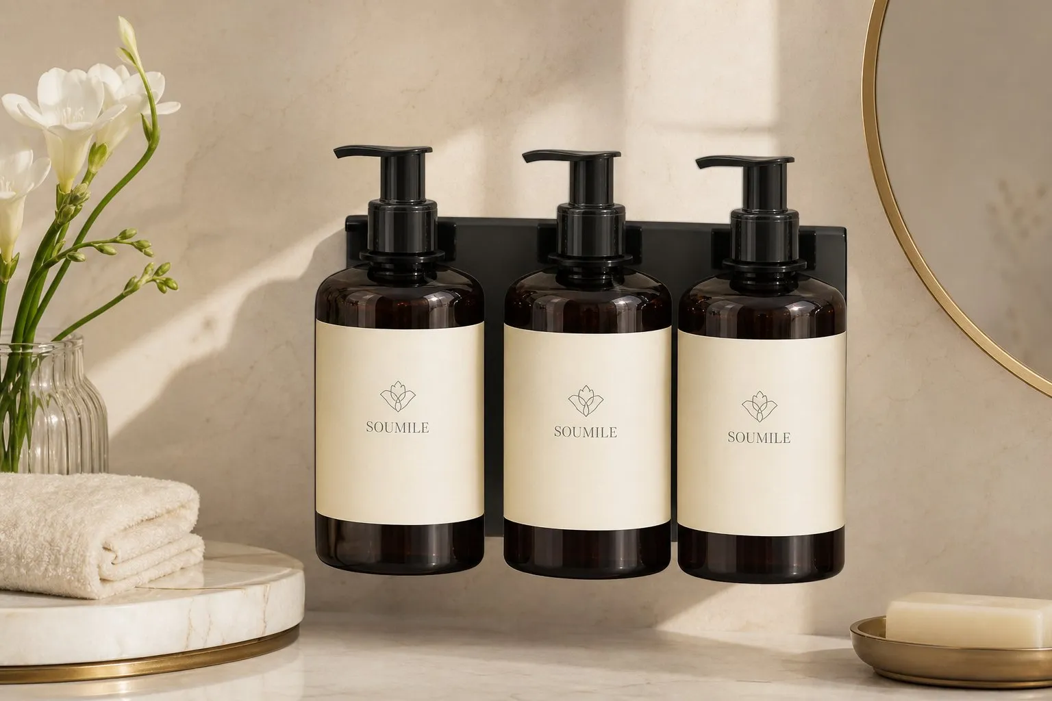 SOUMILE Twilight Pleasant Series (400ml, Magnetic Mount) — hotel amenities by UMYAN