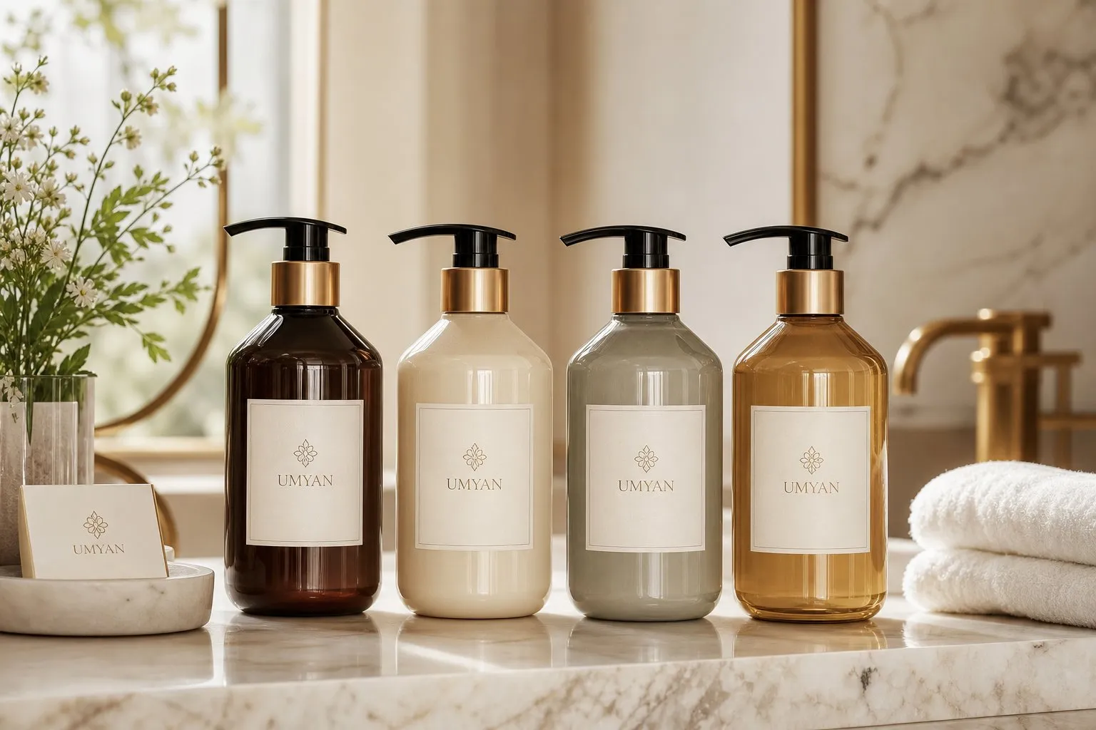 UMYAN ZhenYan Double Care Bath Series (500ml) — hotel amenities by UMYAN