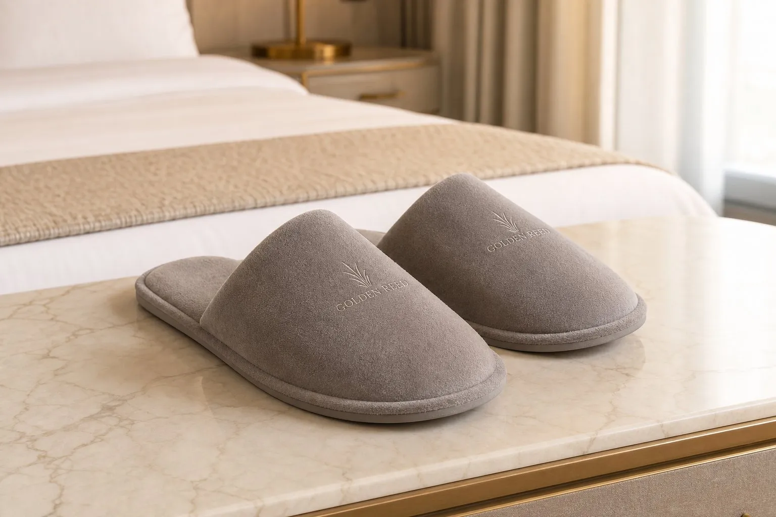 Velvet Slippers hotel slippers by UMYAN